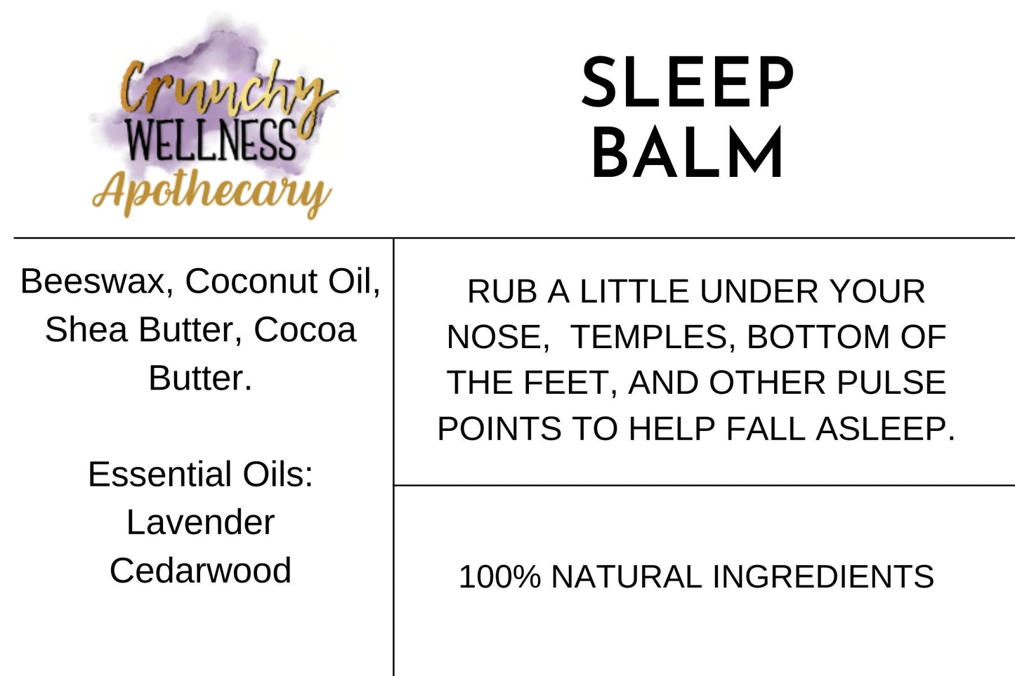 Sleep Balm