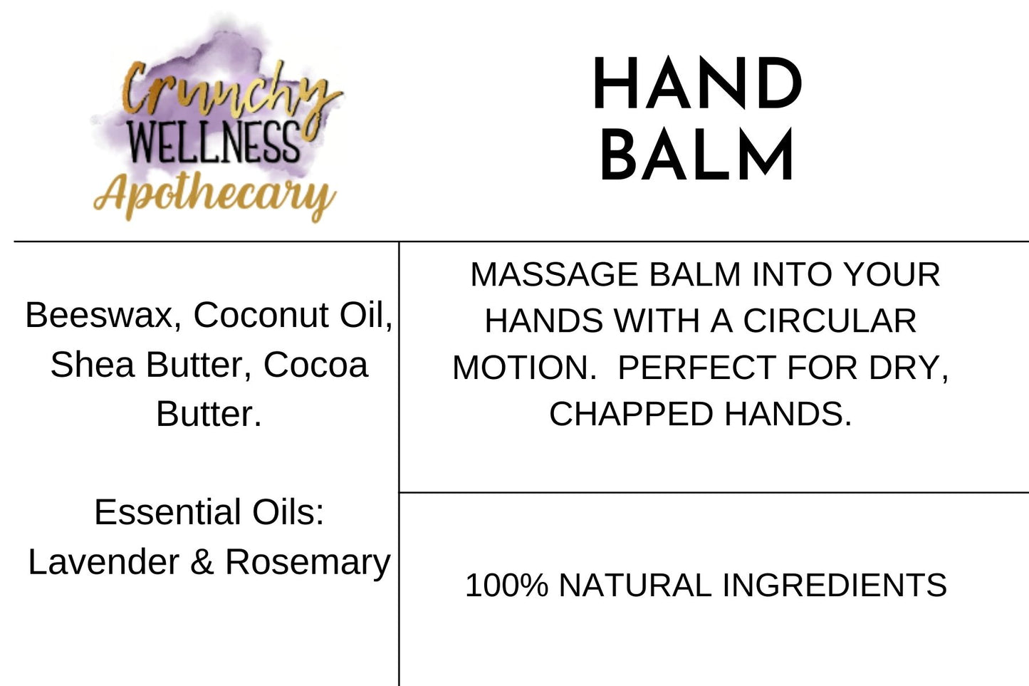 Hand Balm