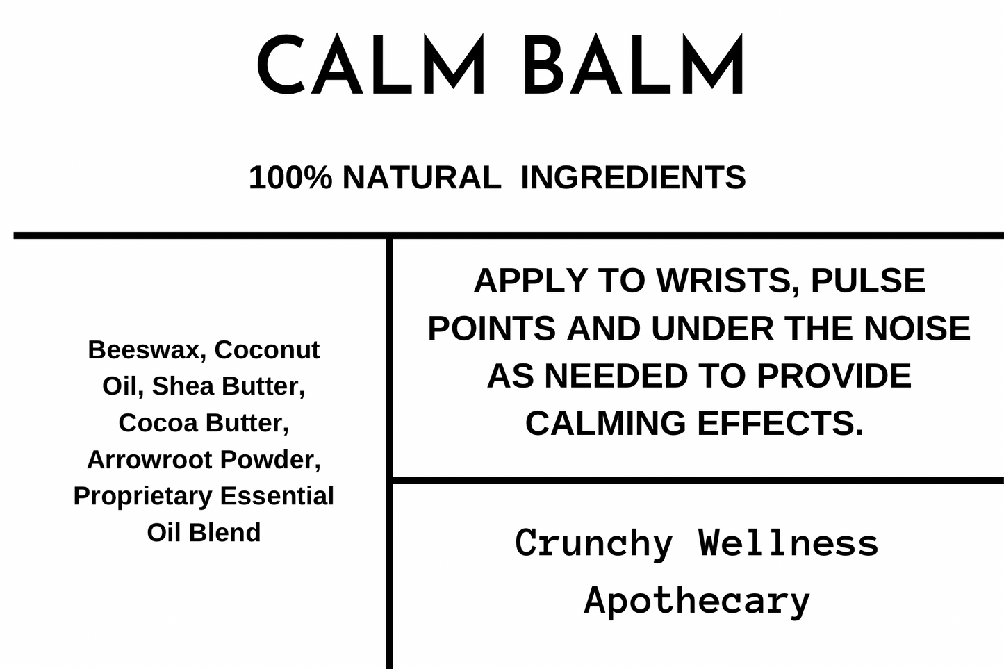 Calm Balm
