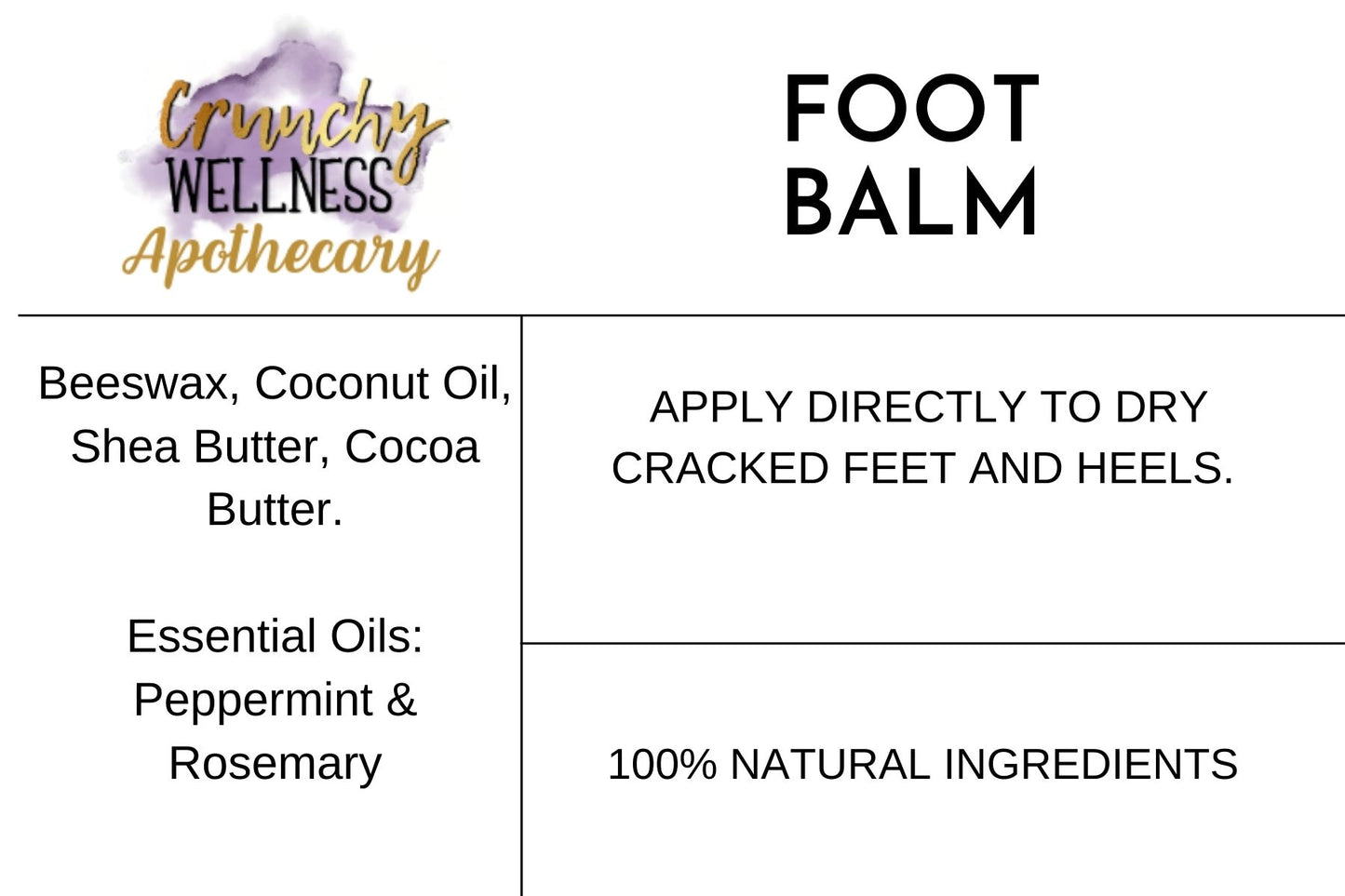 Foot Balm