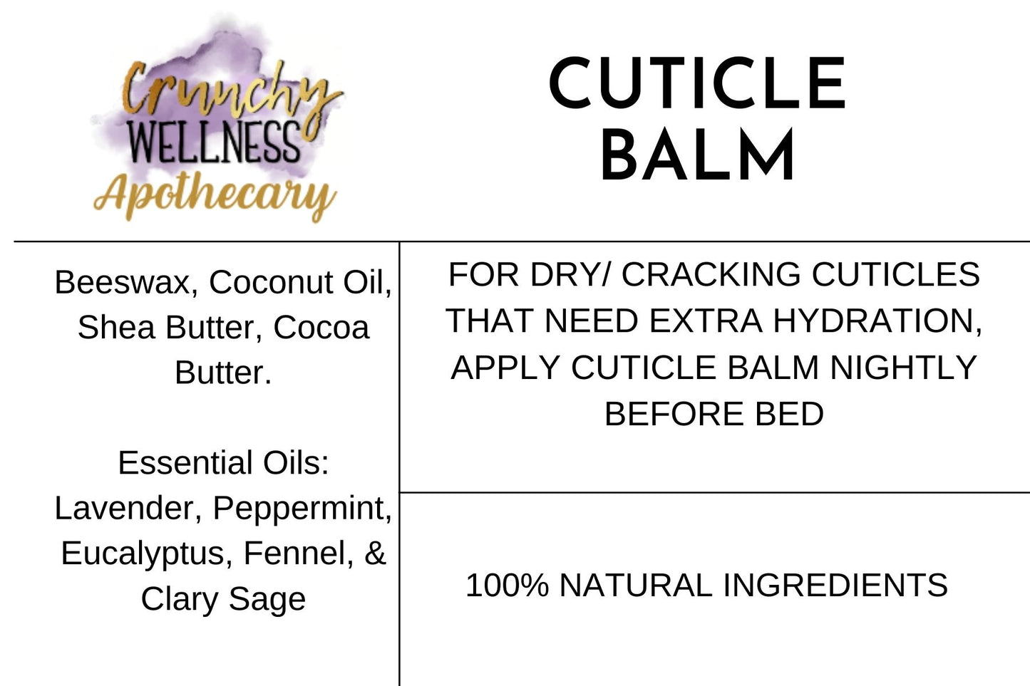Cuticle Balm