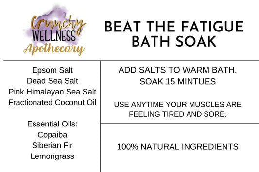 Beat the Fatigue Bath Soak